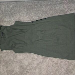 Banana Republic Olive Green Sleeveless Sheath Dress – Size 10
